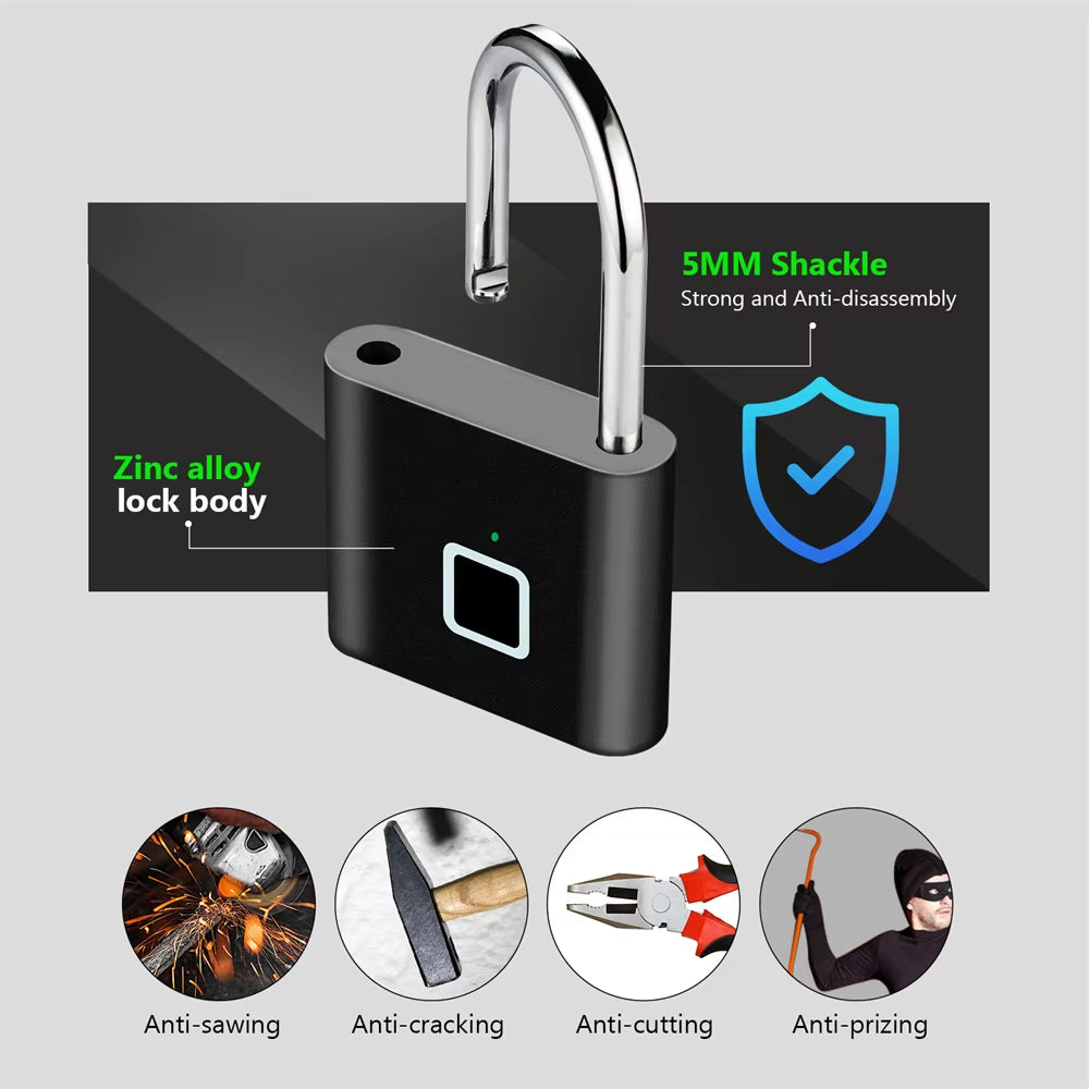 Iron Touch™ -  Finger Print Padlock 