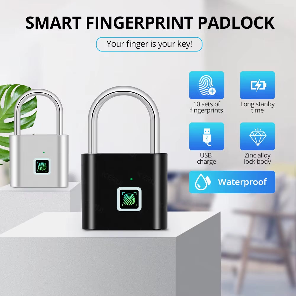 Iron Touch™ -  Finger Print Padlock 